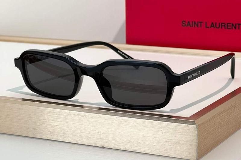 SL908 Sunglasses Black Gray