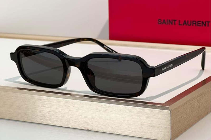 SL908 Sunglasses Dark Tortoise Gray