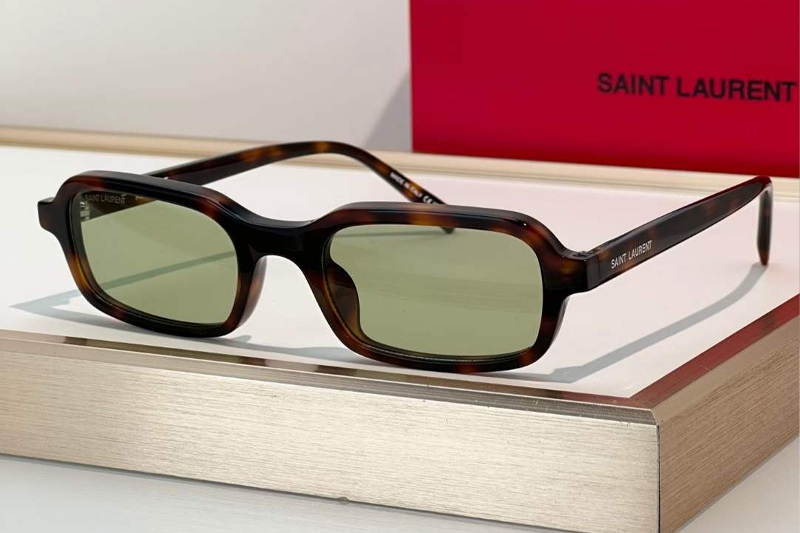 SL908 Sunglasses Tortoise Green
