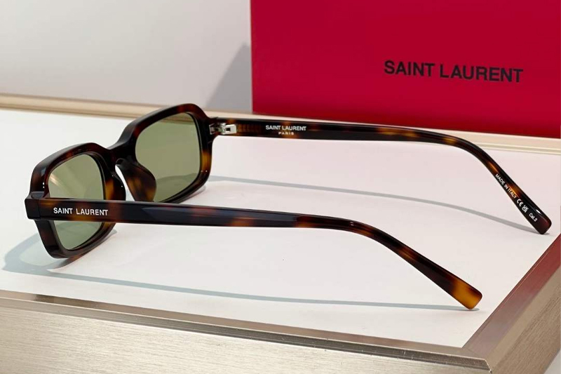 SL908 Sunglasses Tortoise Green