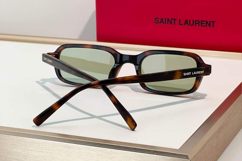 SL908 Sunglasses Tortoise Green