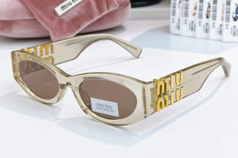 SMU11W Sunglasses Transparent Brown Brown