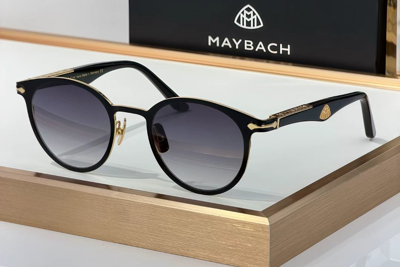 The Attitude II Sunglasses Black Gold Gradient Gray