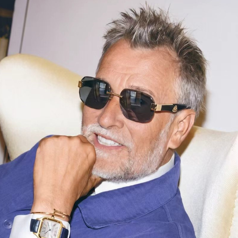 The Beng Sunglasses Gold Gray