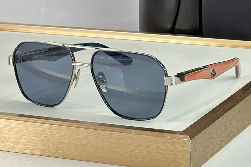 The Onge Sunglasses Silver Blue