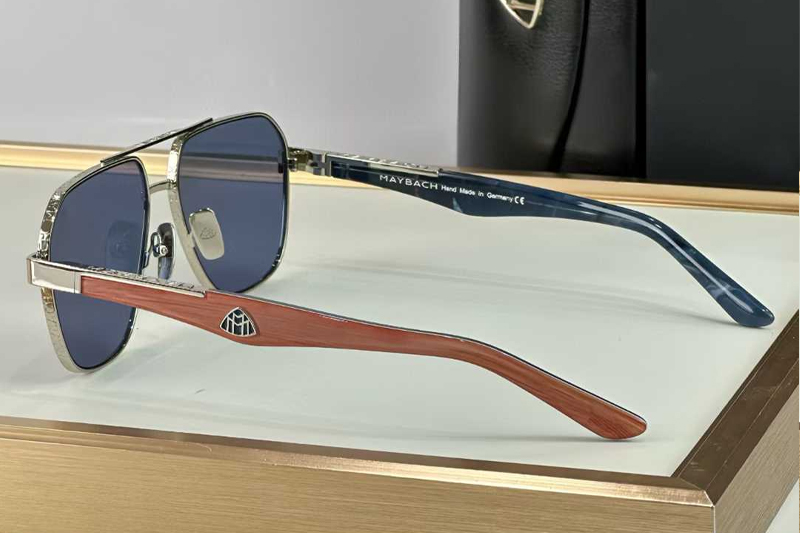 The Onge Sunglasses Silver Blue