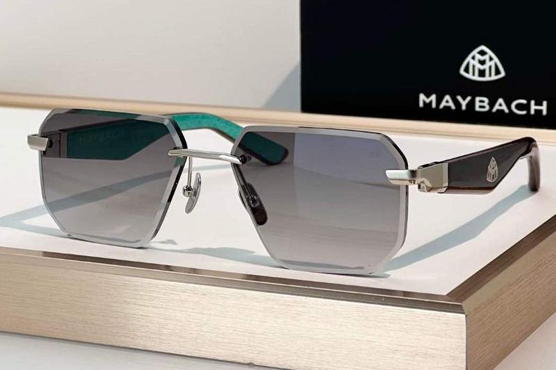 The Visionist Sun I Sunglasses Silver Gradient Gray