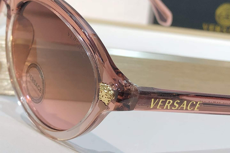 VE3393D Sunglasses Pink Transparent Gradient Pink