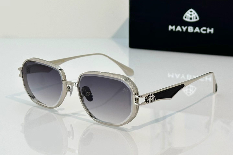 Z173 Sunglasses Silver Gradient Gray