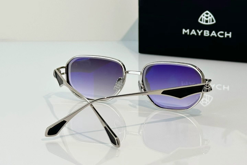 Z173 Sunglasses Silver Gradient Gray