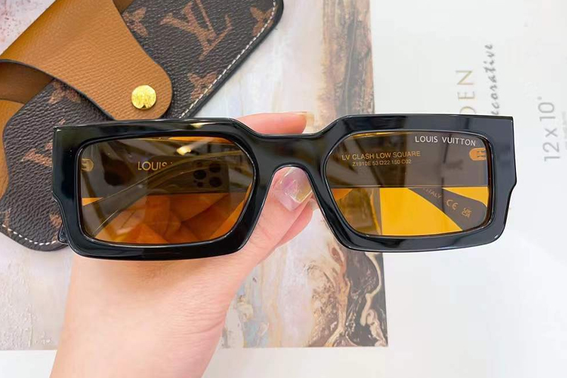 Z1910E Sunglasses Black Gold Yellow