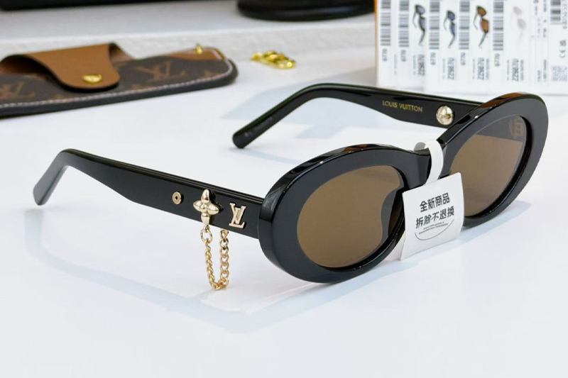 Z2987 Sunglasses Black Brown