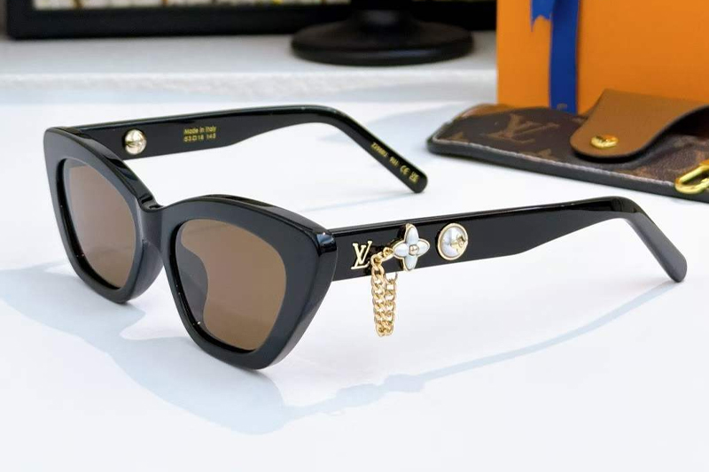Z2988 Sunglasses Black Brown