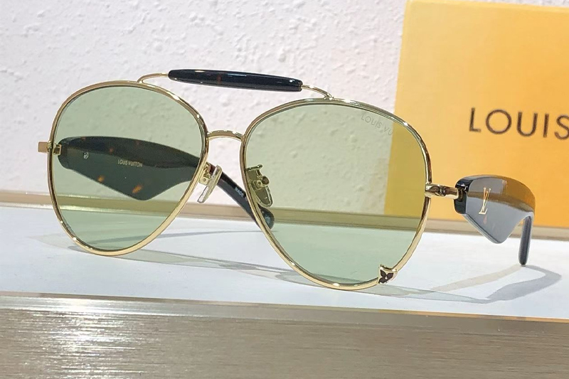 Z3462U Sunglasses Gold Tortoise Green